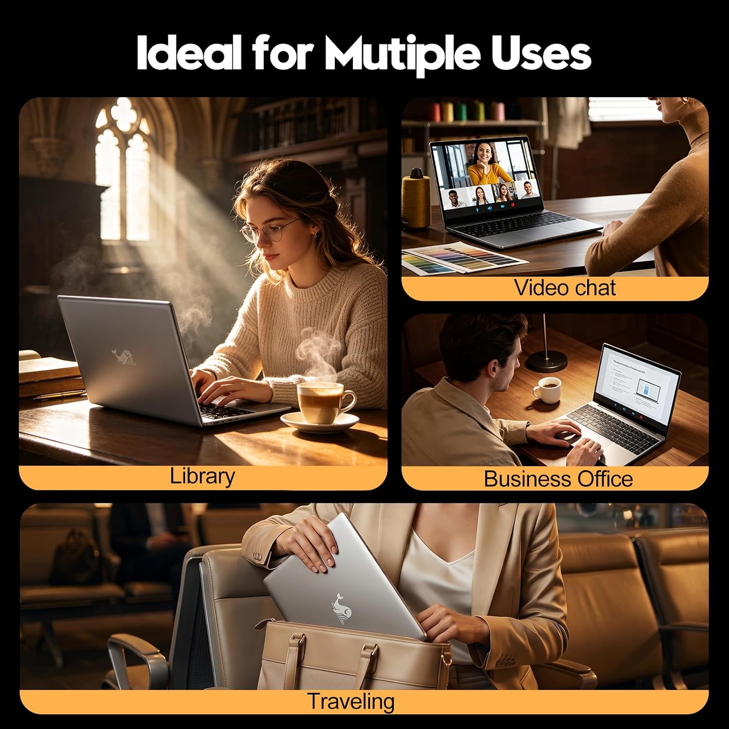 2026 Premium 15.6" FHD Business Laptop Computer, 16GB RAM 512GB SSD, Core i5(up to 2.8Ghz), Windows 11 Pro, Backlit Keyboard, Numeric Keypad, Slim Student Notebook PC - Image 9